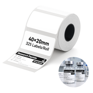 Etiketten Laser silber - 40 x 20 mm (345er-Pack)