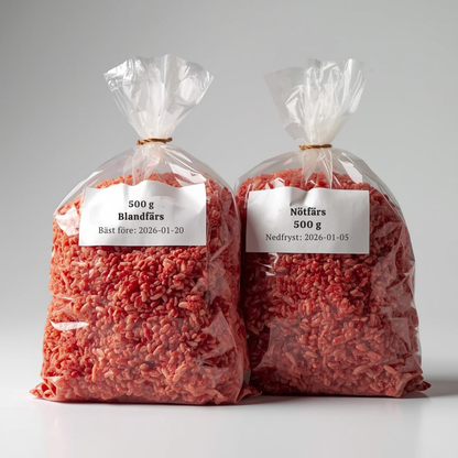 Hvite etiketter, 50*90, 90 stk.