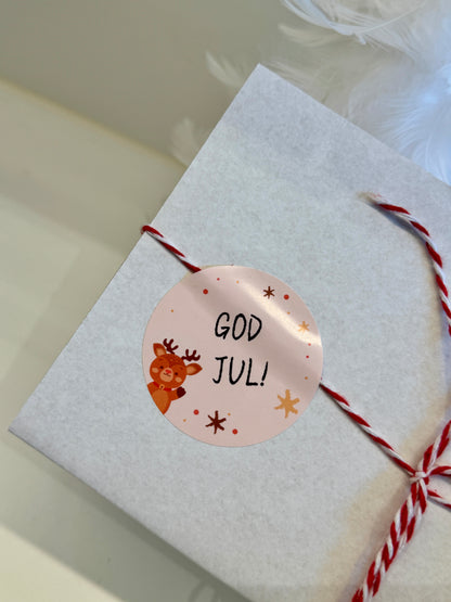 Niimbot Etikettrulle - Jul-ren, runda, 50 x 50 mm, 140 st