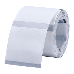 Niimbot Etikettrulle - Runda Transparenta etiketter, 50 x 50 mm, 150 st