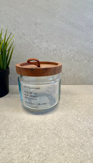 Niimbot Etikettrulle - Transparenta Etiketter, 50 x 80 mm, 95 st