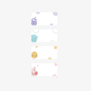 Rund flerfarget 41 x 41 mm