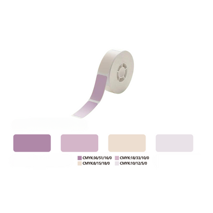 Niimbot Etikettrulle - Violett etiketter, 14 x 30 mm, 210 st