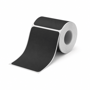 Etiketten mattschwarz - 50 x 70 mm (100er-Pack)