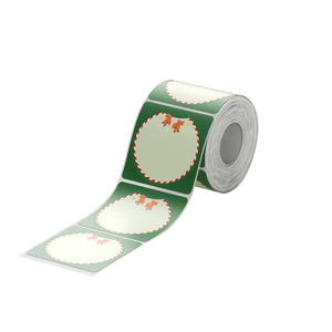 Round Labels Rudolf - 50 mm (140-pack)