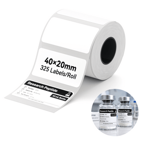 Niimbot Label roll - Transparent labels 50 x 80 mm, 90 pcs (M2)
