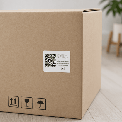 White labels - 50 x 70 mm (100-pack)