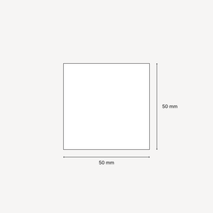 Weiße Etiketten mit geraden Kanten – 50 x 50 mm (145er-Pack)